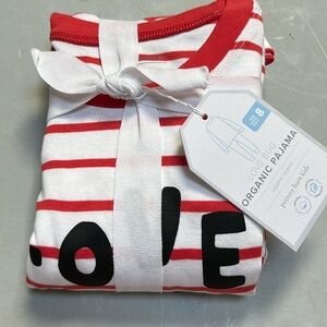 Pottery barn kids LOVE BUG organic pajamas